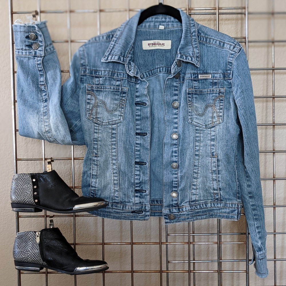 Denim Jacket.  Size: Small - Picture 11 of 11
